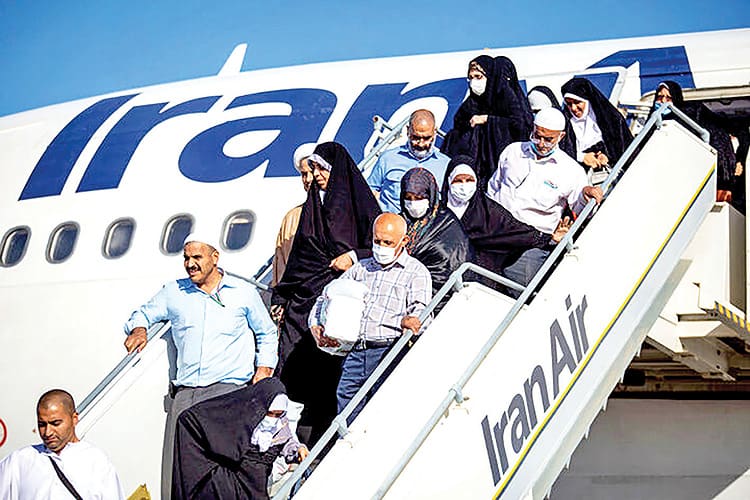 بازگشت حجاج از مسیرهای اضطراری