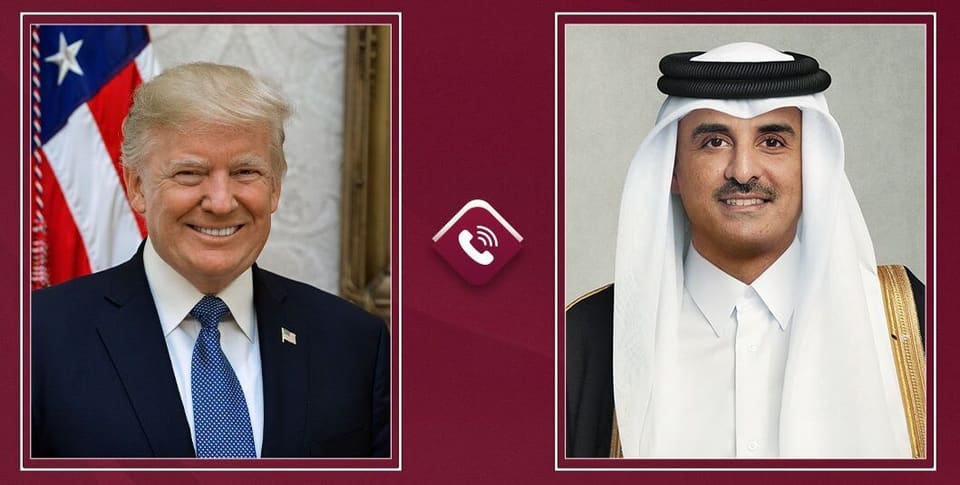 جزئیات گفت‌وگوی ترامپ و امیر قطر درباره ایران