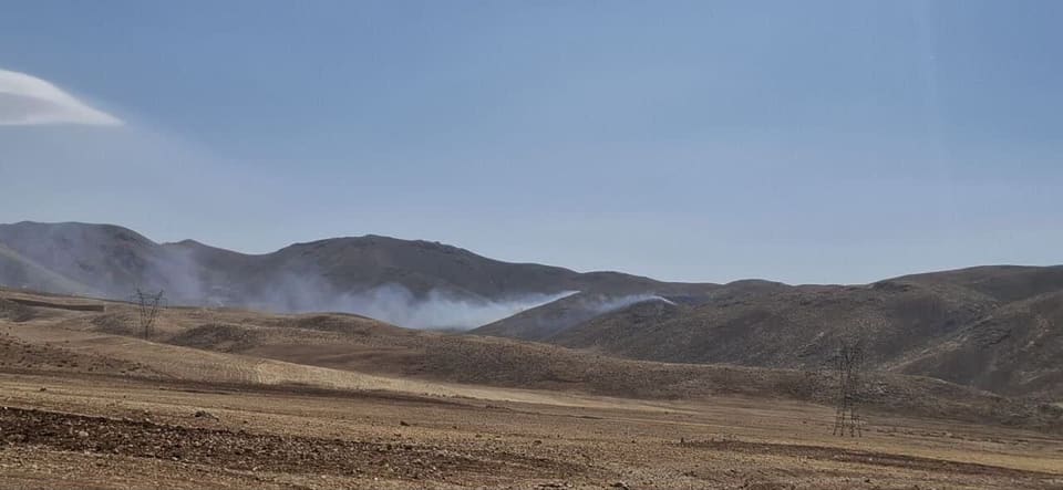 آتشسوزی در مرز ایران و عراق/ ارتش به کمک ستاد مدیریت بحران آمد