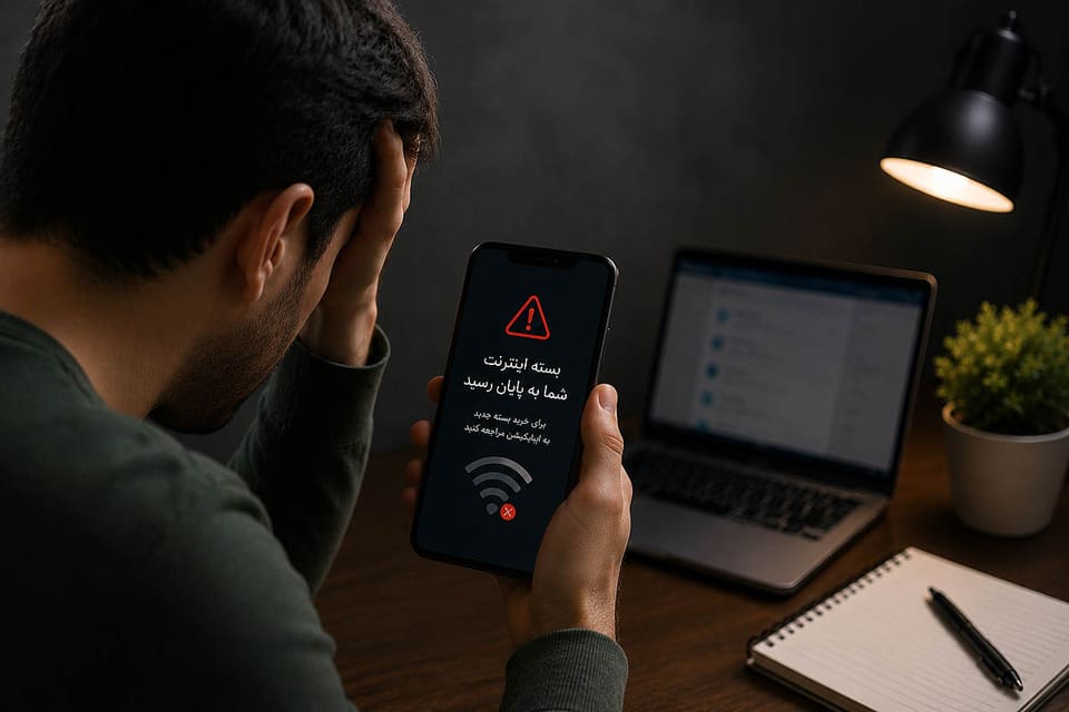 علت تبخیر بستههای اینترنتی