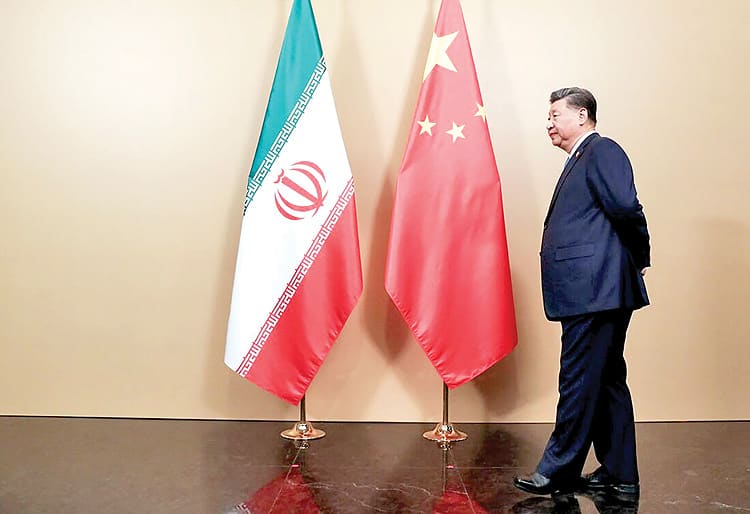تابلوی احتیاط چینی برای ایران
