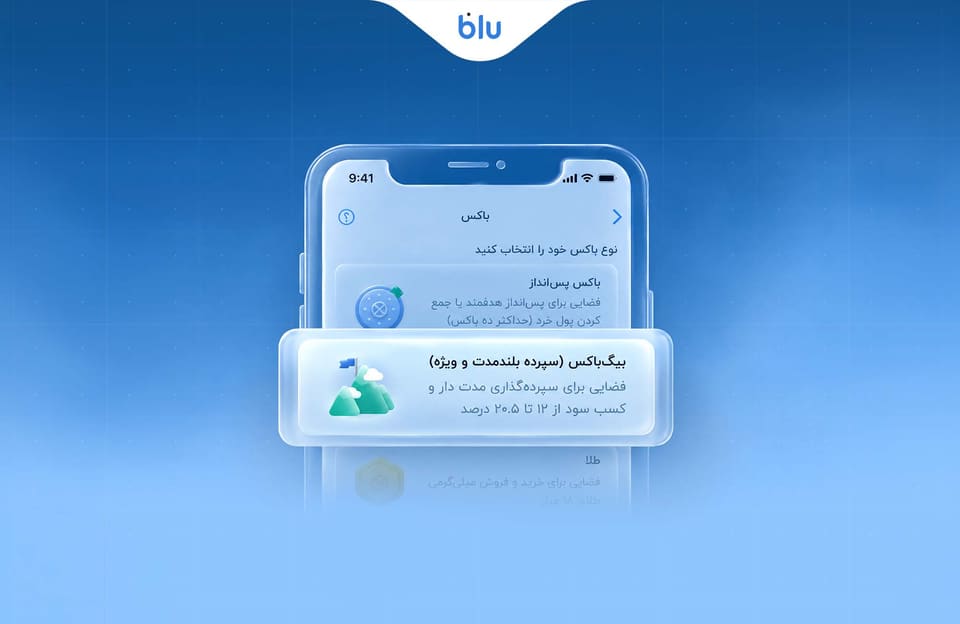 سپرده سرمایهگذاری بلندمدت بلو با ۲۰.۵ درصد سود