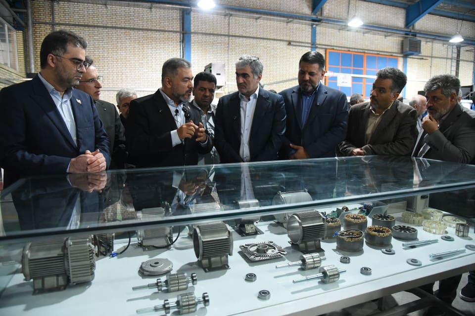 کارخانه تولید موتورهای پربازده BLDC در چناران به بهره برداری رسید