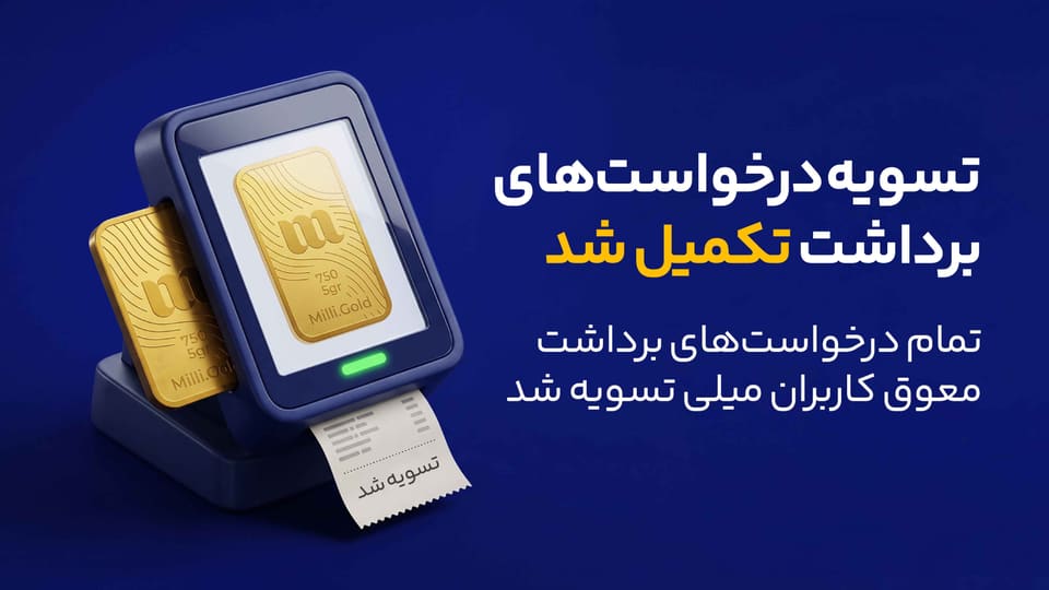 میلی از پایان صف تسویه درخواست‌های برداشت خبر داد